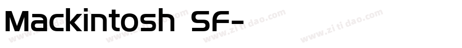 Mackintosh SF字体转换